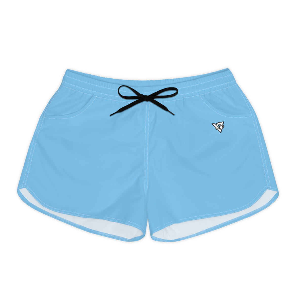 Women's Multipurpose Athletic Shorts with Pockets | Sky Blue Essential