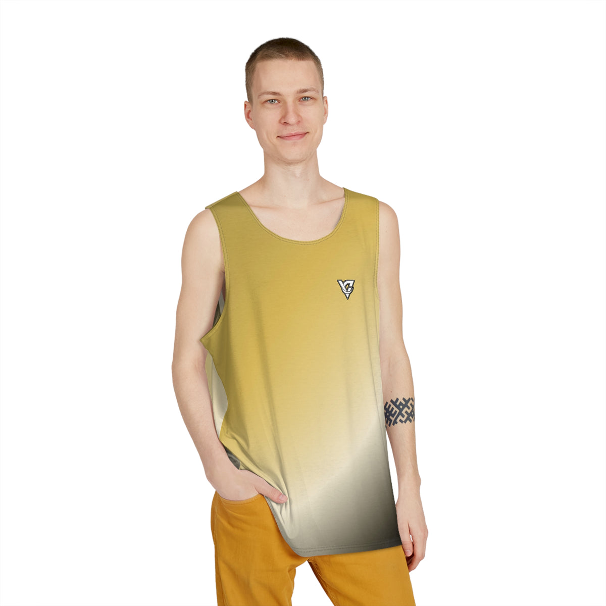 Hayride Ombre Men's Athletic Tank