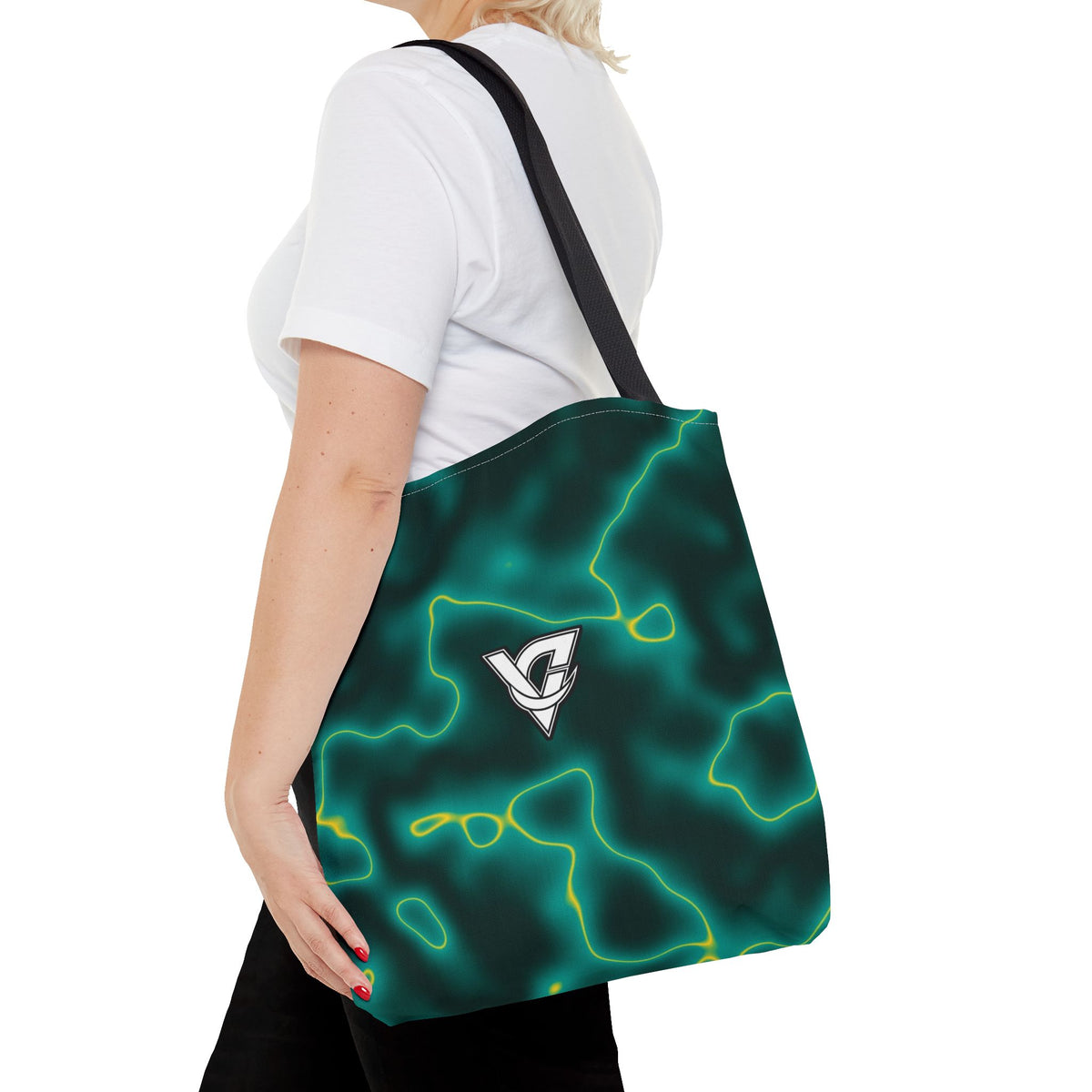 Tropic Marble Tote Bag — All-Over Print Gym & Everyday Tote