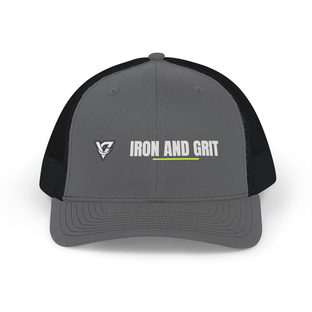 Iron And Grit Trucker Cap — Vantacore Snapback Hat