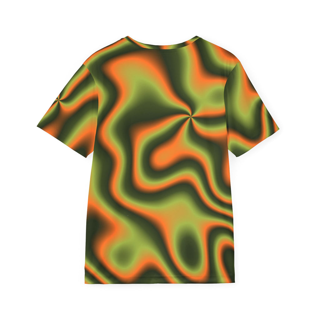 Moss Flame Tie-Dye Multipurpose Athletic Shirt