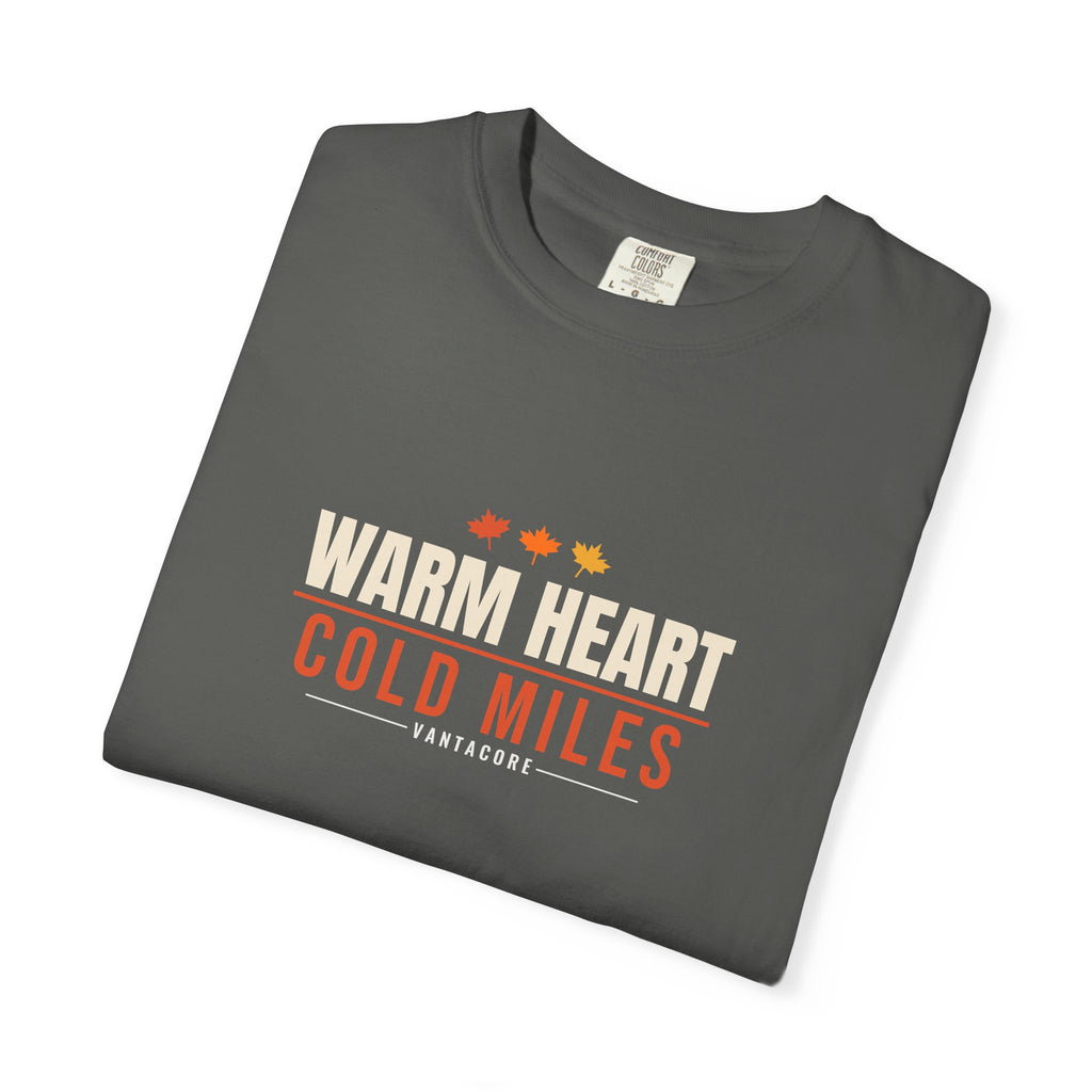 Warm Heart Cold Miles | Women's Garment-Dyed Graphic Tee