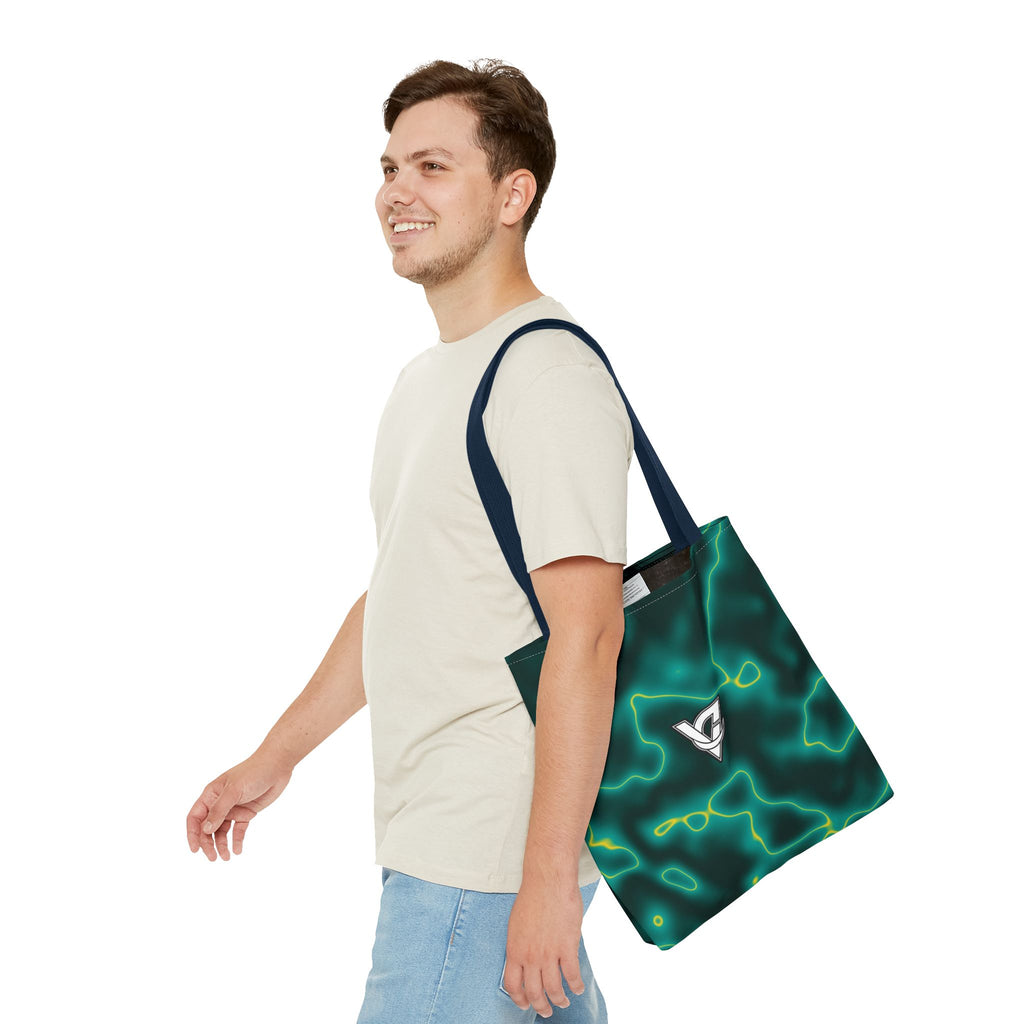Tropic Marble Tote Bag — All-Over Print Gym & Everyday Tote