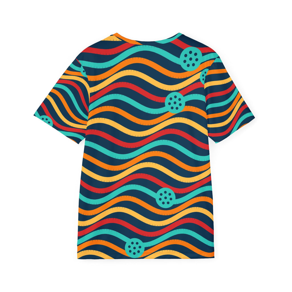 Pickleball Tropic Heat Wave Rider Men's Sports Jersey