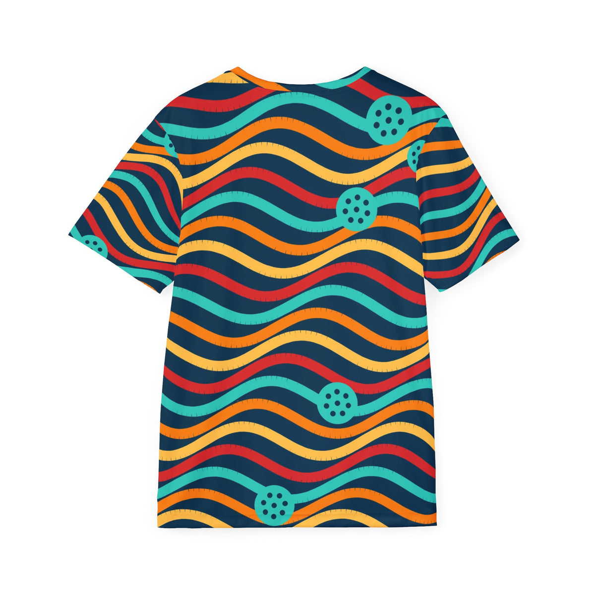 Pickleball Tropic Heat Wave Rider Men's Sports Jersey