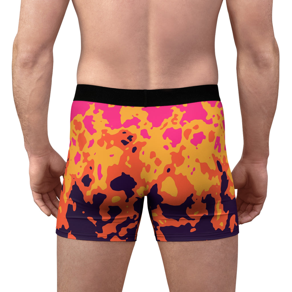 Sunset Magma Men's Boxer Briefs — Performance Underwear