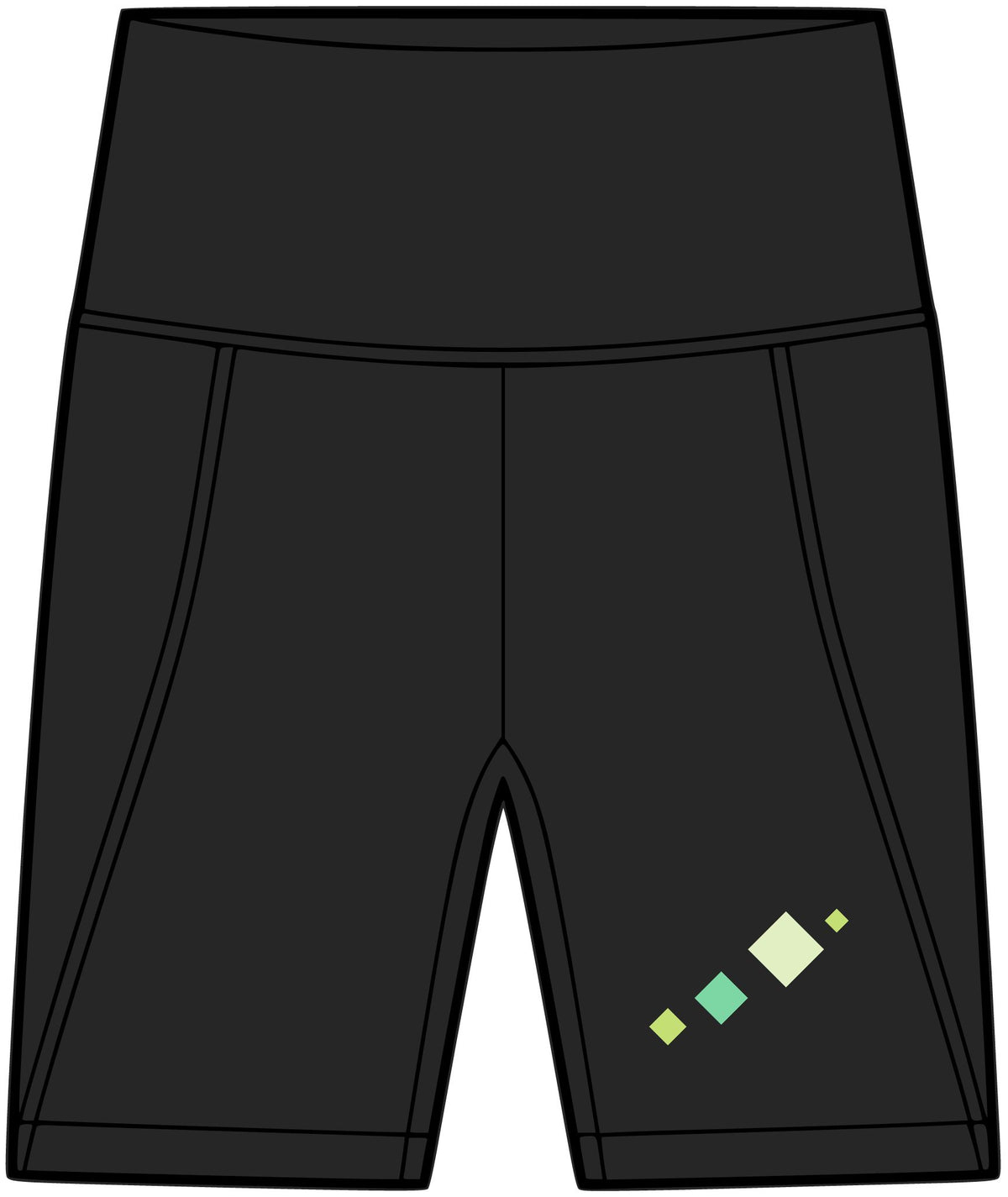 Lime Lift | Women's Biker Shorts with Pockets