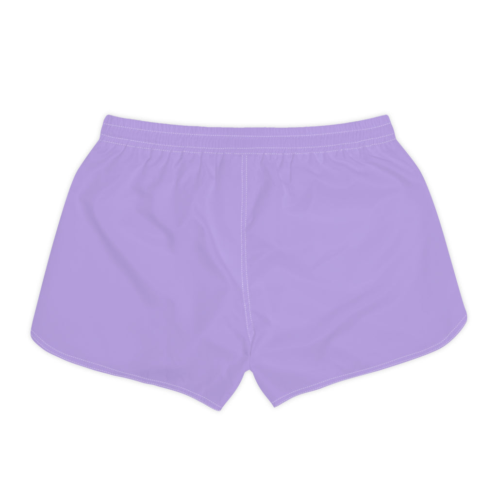 Vantacore Solid Lavender Women's Athletic Shorts with Pockets