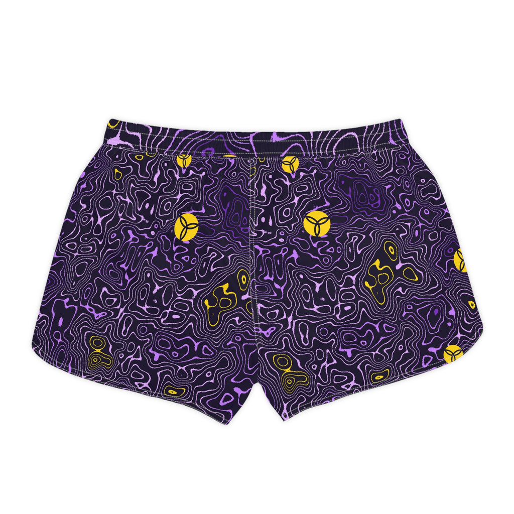 Volleyball Ultra Grape Topo Trail Women's Athletic Shorts with Pockets