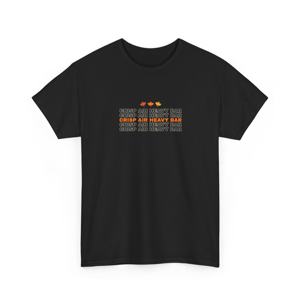 Crisp Air Heavy Bar | Men's Graphic Gym T-Shirt