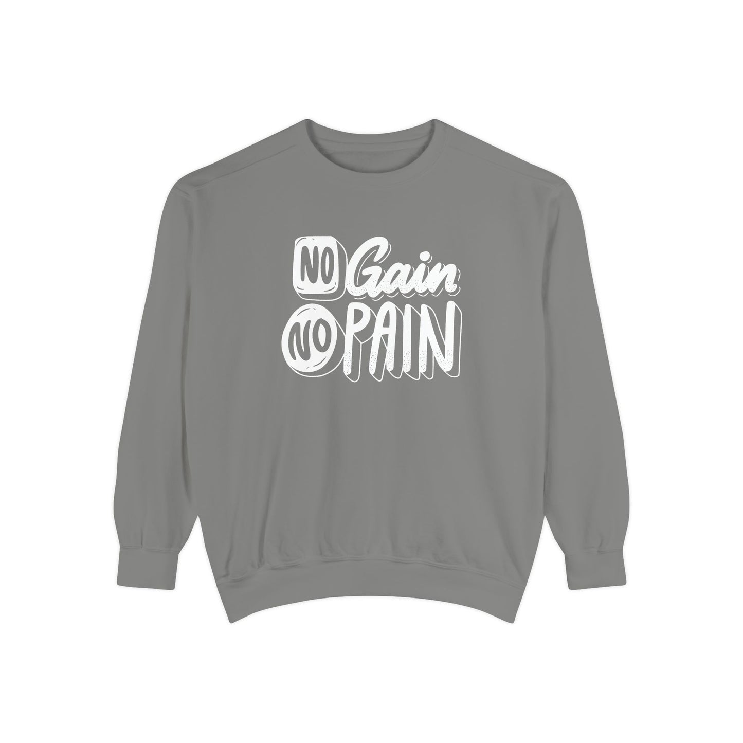 No Gain No Pain Sweatshirt | Motivational Fitness Crewneck