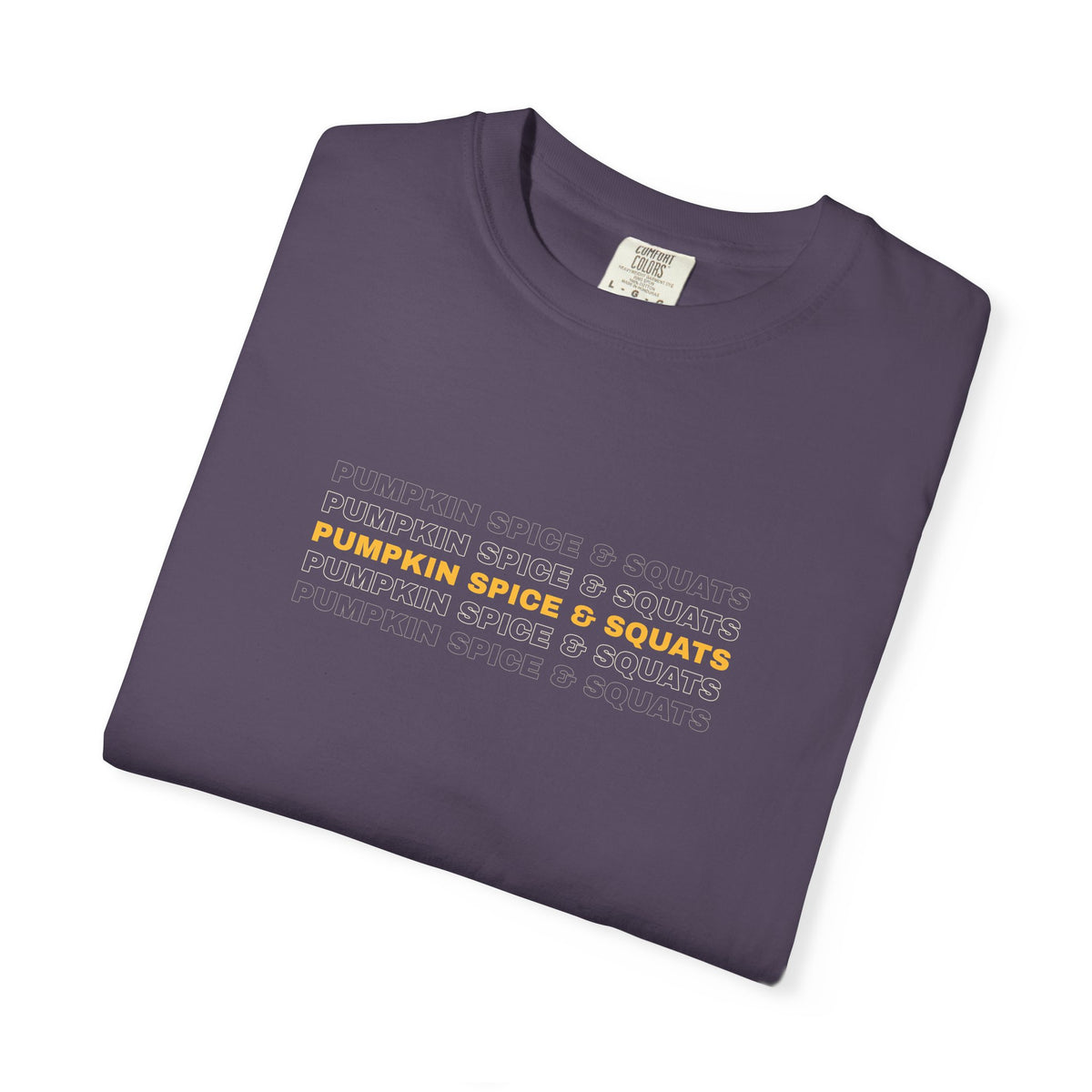 Pumpkin Spice & Squats | Women's Garment-Dyed Graphic Tee