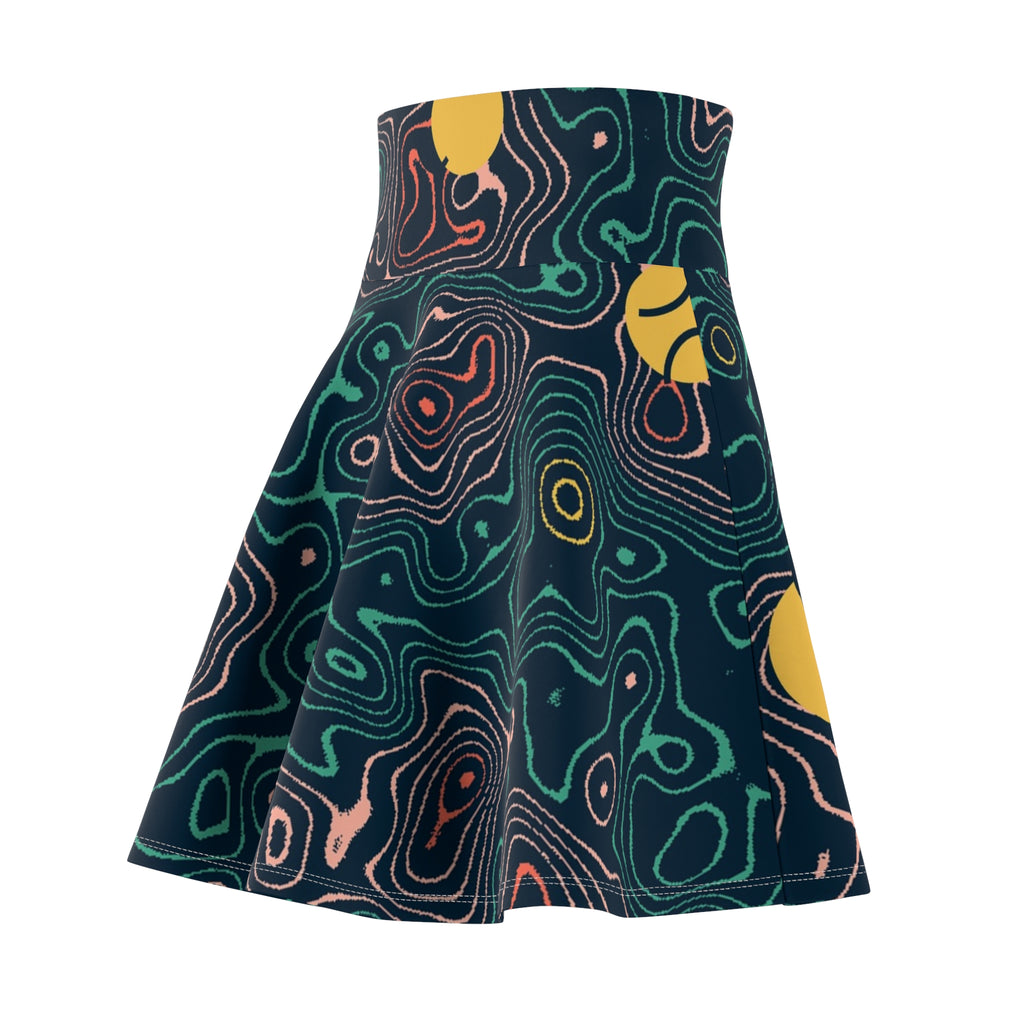 Tennis Coral Reef Topo Trail Women's Athletic Skater Skirt