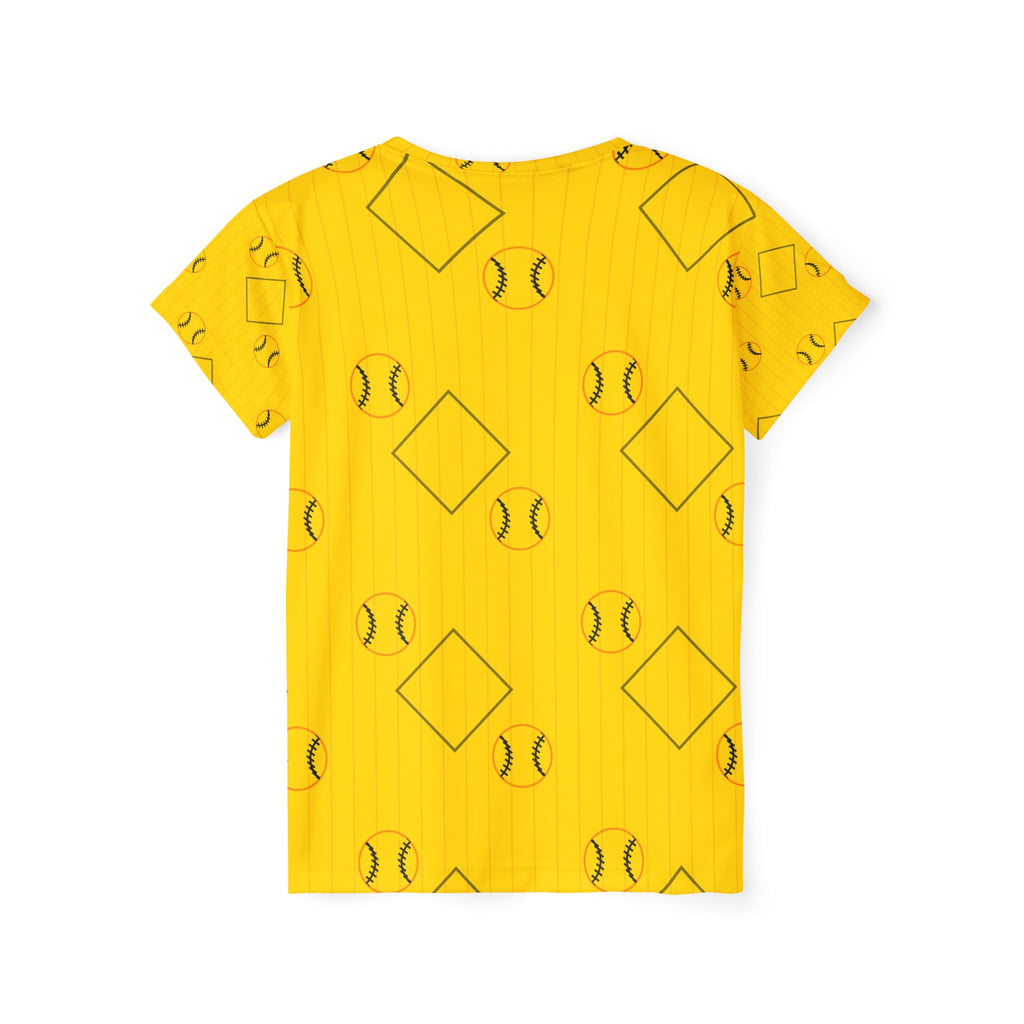 Baseball & Softball Neon Citrus Diamond Stitch Women's Sports Jersey