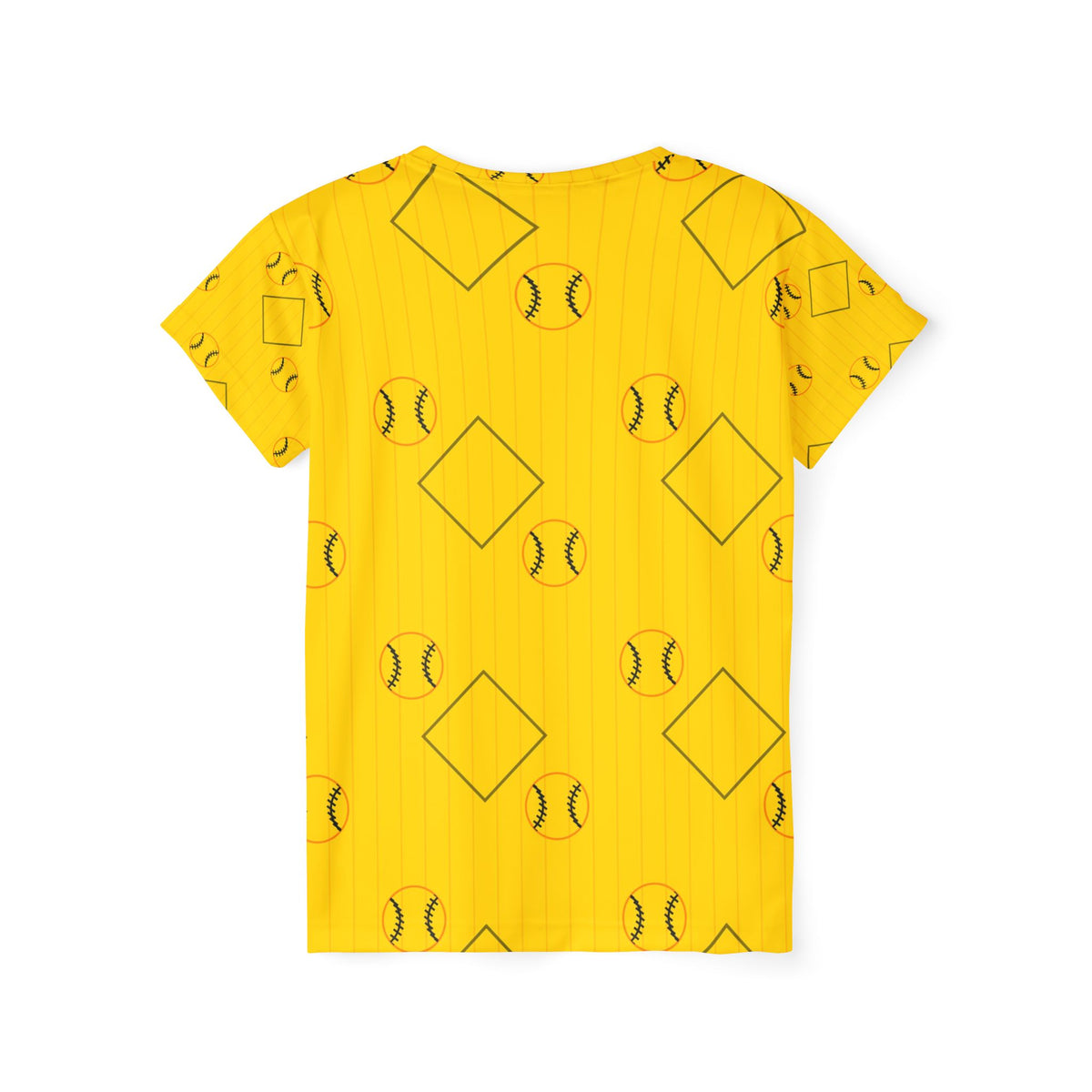 Baseball & Softball Neon Citrus Diamond Stitch Women's Sports Jersey