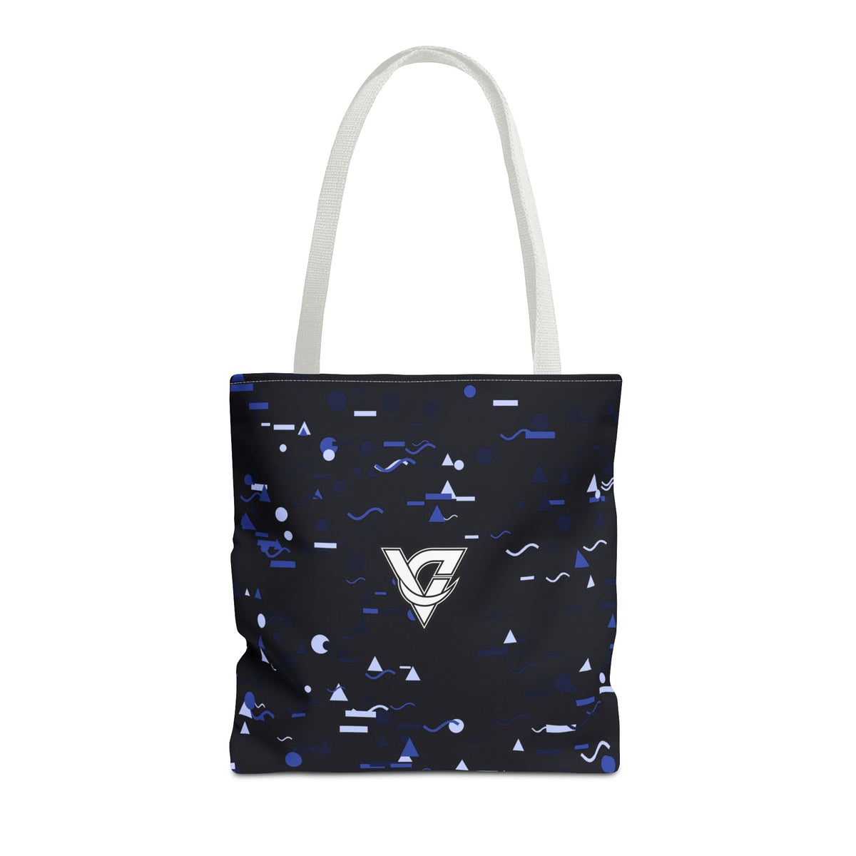 Midnight Confetti Tote Bag — All-Over Print Gym & Everyday Tote
