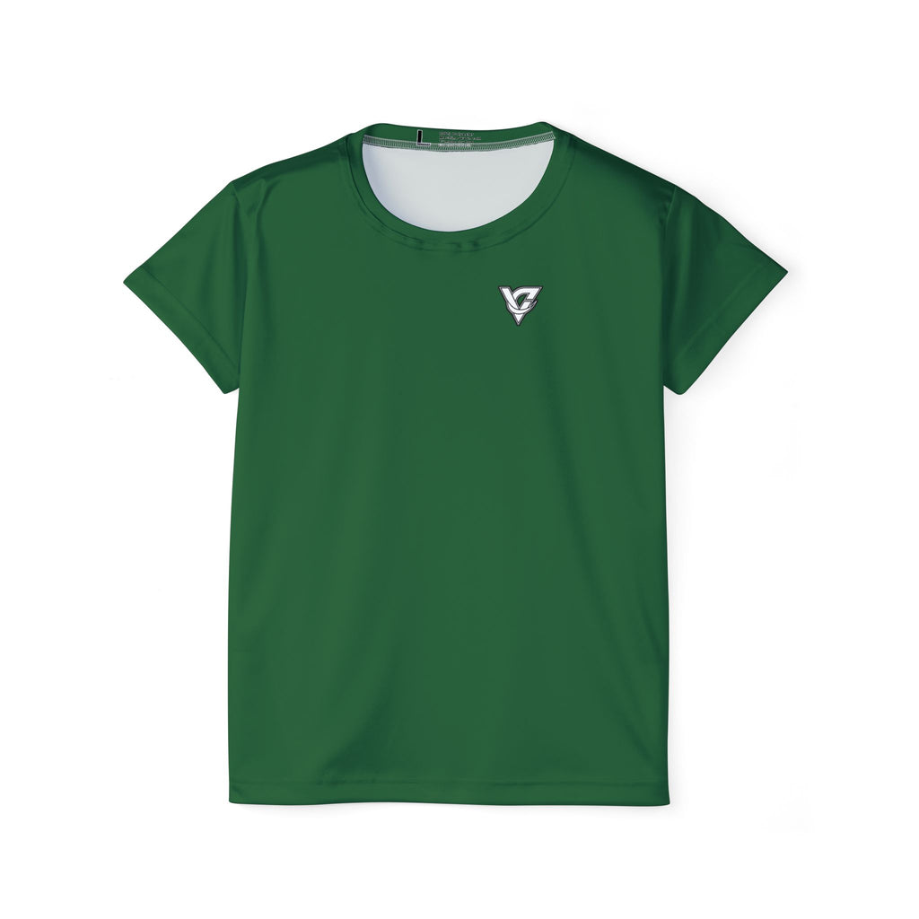 Vantacore Solid Forest Green Women's Sports Jersey
