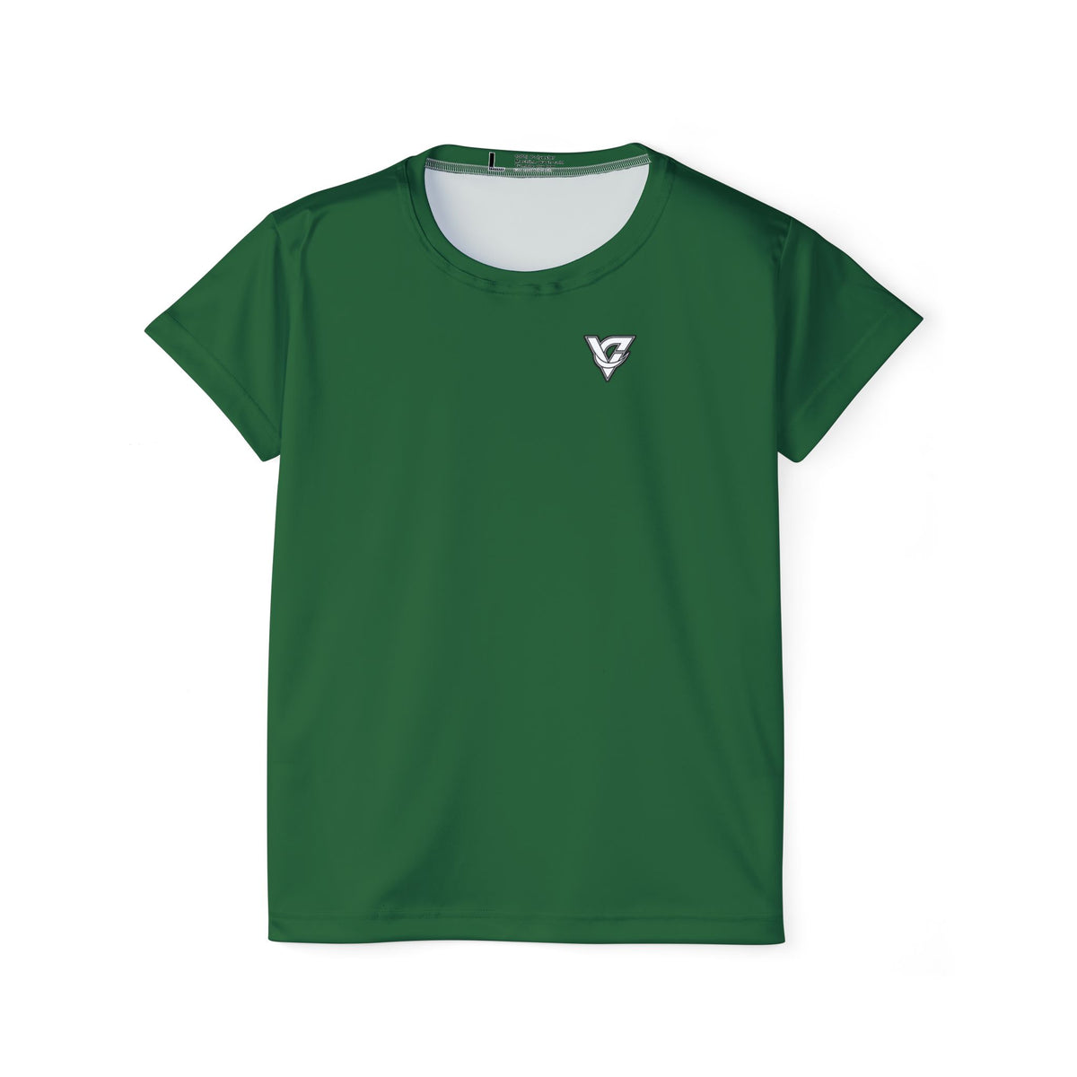 Vantacore Solid Forest Green Women's Sports Jersey