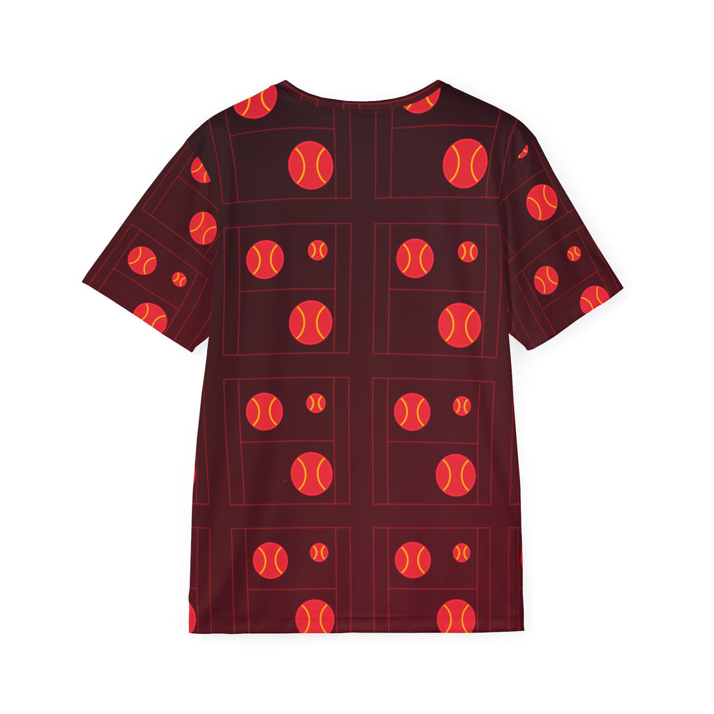 Tennis Crimson Blaze Baseline Seam Men's Sports Jersey