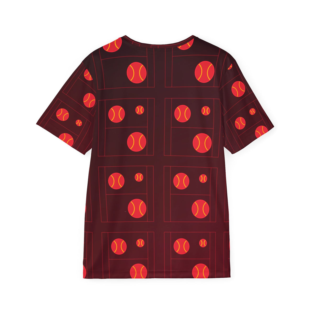 Tennis Crimson Blaze Baseline Seam Men's Sports Jersey