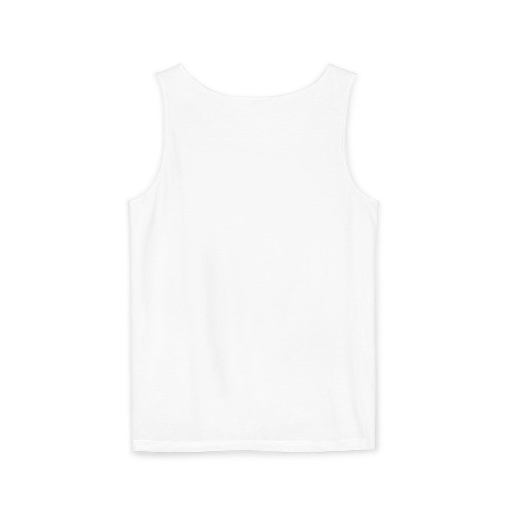Minimal Geometric Triangle Logo Tank Top | Chest Emblem