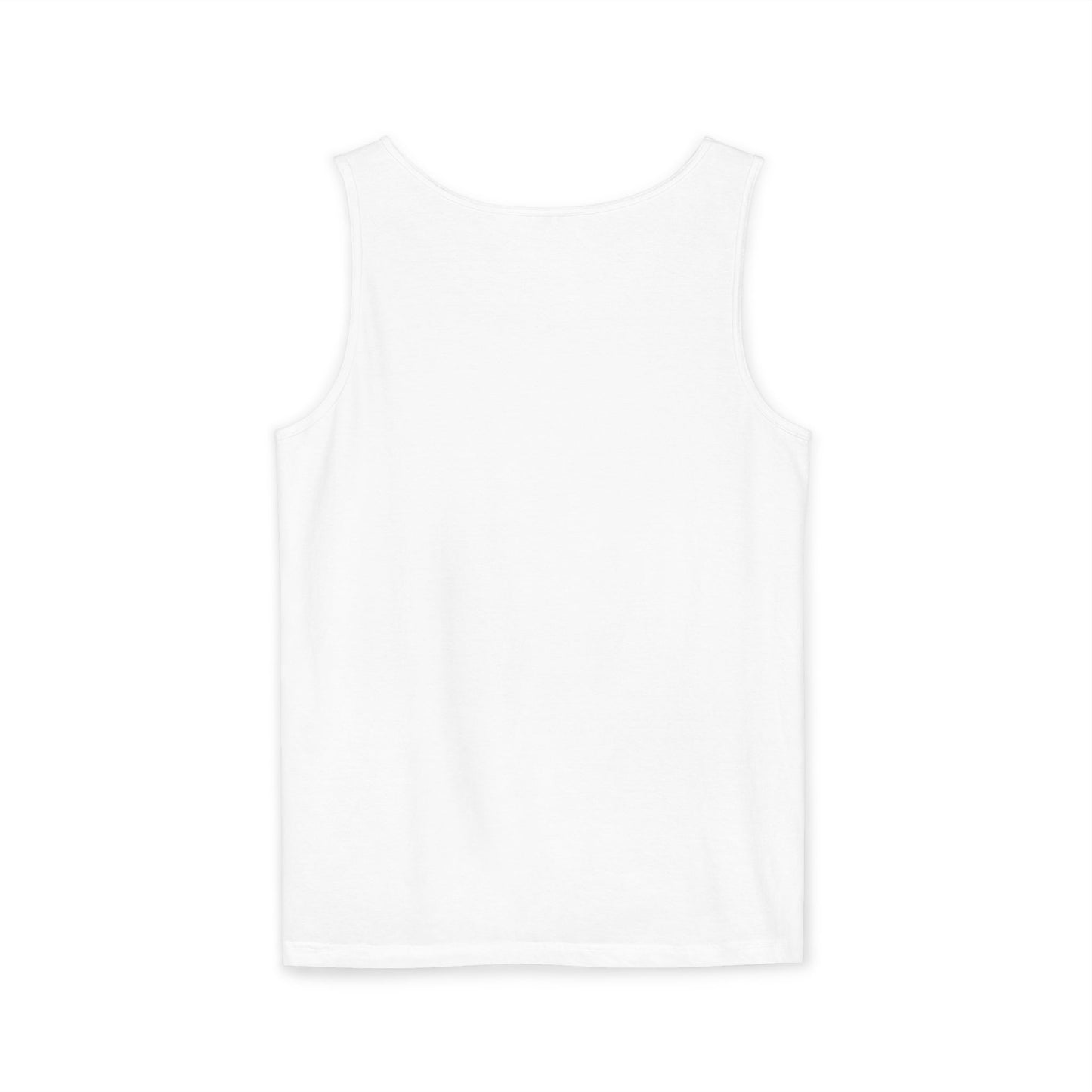Minimal Geometric Triangle Logo Tank Top | Chest Emblem