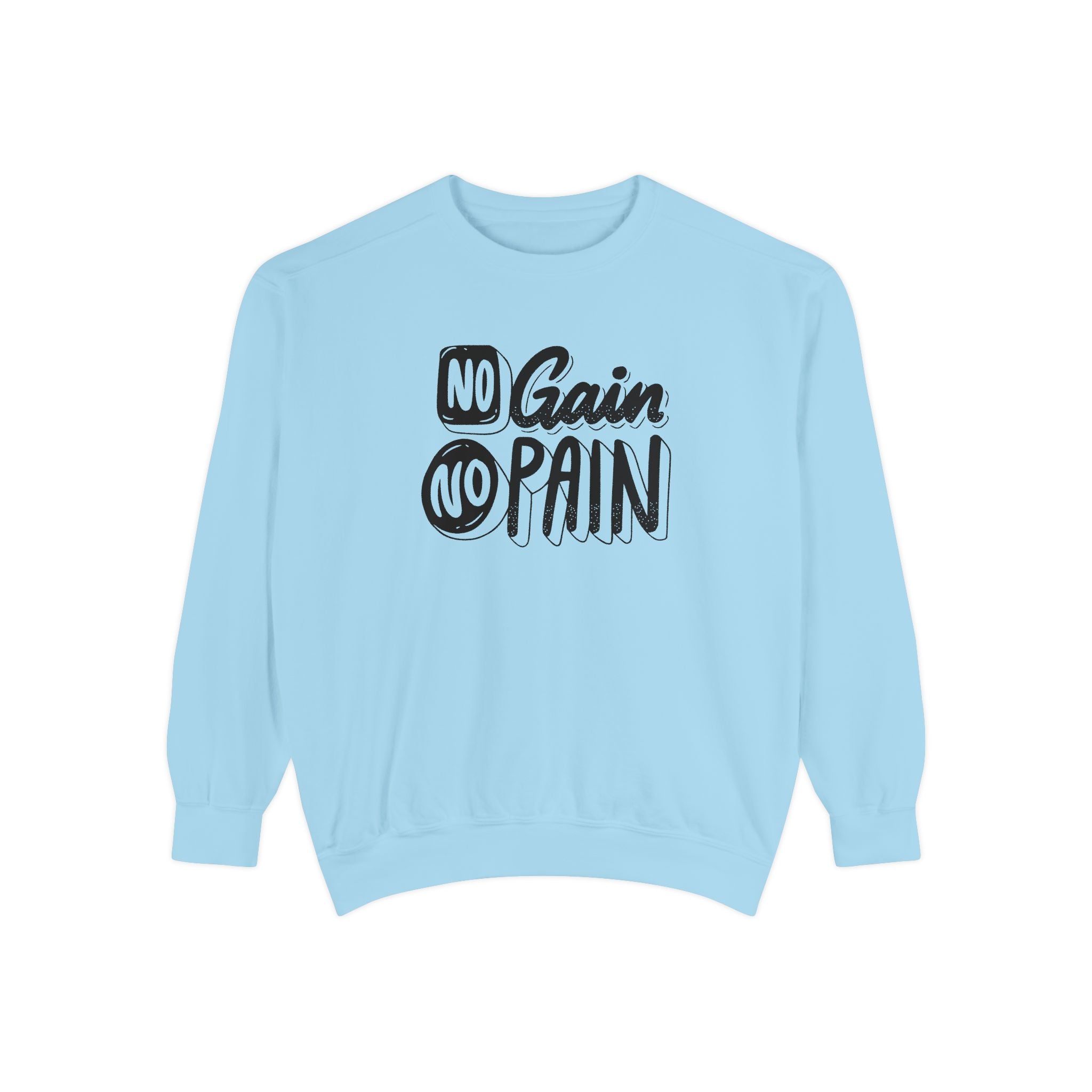 No Gain No Pain Sweatshirt | Motivational Fitness Crewneck