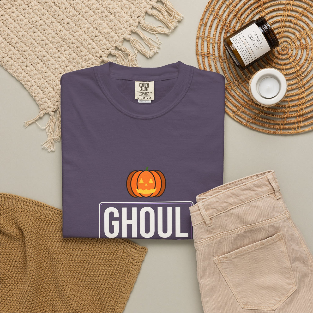 Ghoul Gang | Women's Halloween Garment-Dyed Graphic Tee