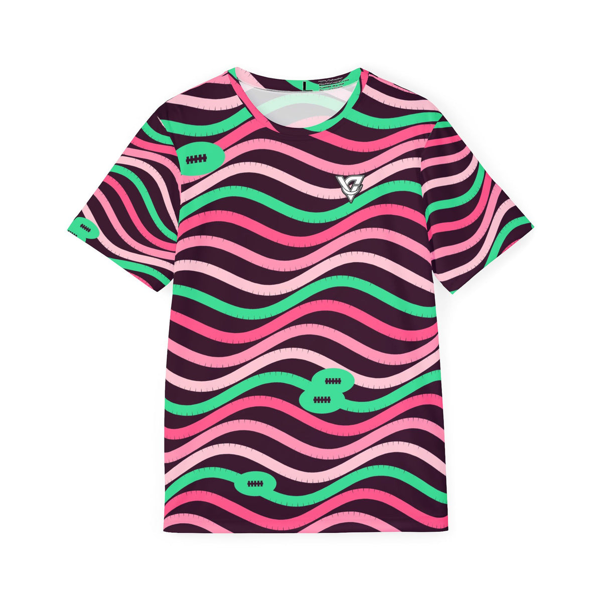Football Flamingo Fizz Wave Rider Men's Sports Jersey