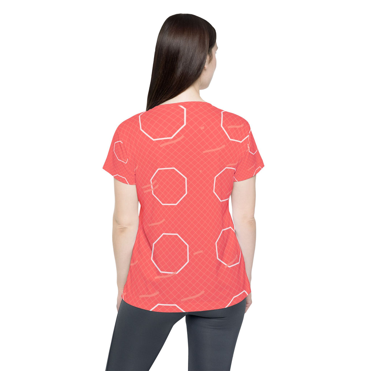 Combat Sports Hot Coral Cage Mesh Women's Sports Jersey