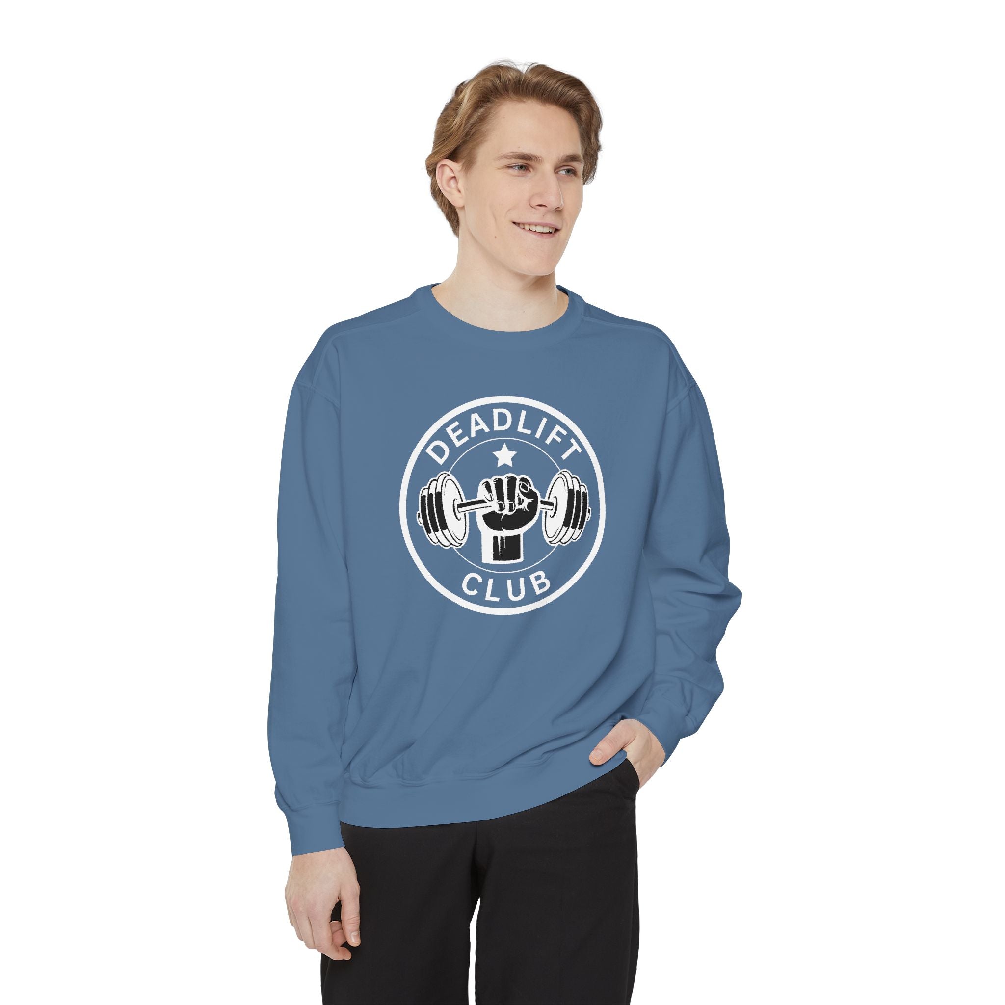Deadlift Club Sweatshirt | Vintage Weightlifting Crewneck
