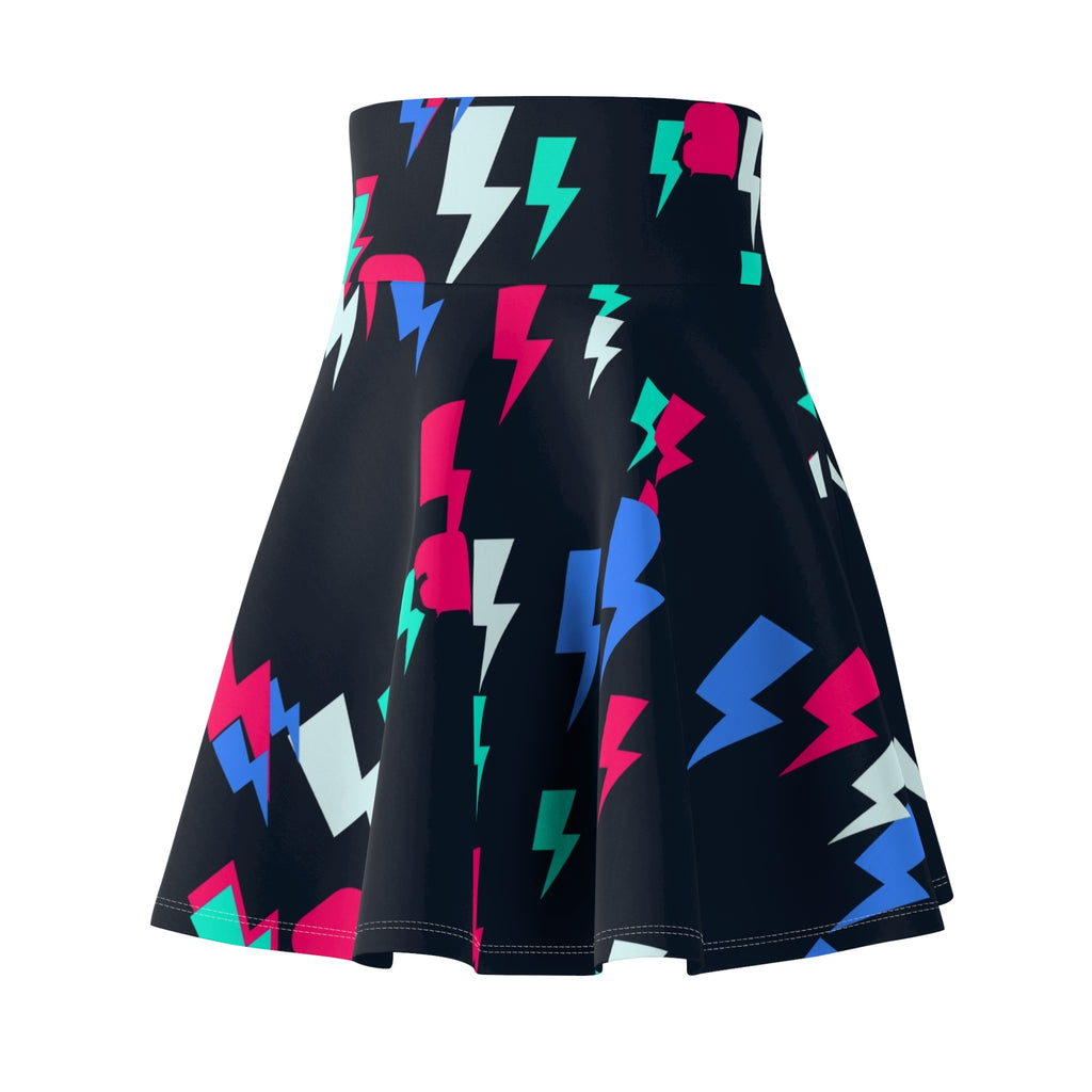 Combat Sports Arctic Neon Bolt Strike Women's Athletic Skater Skirt