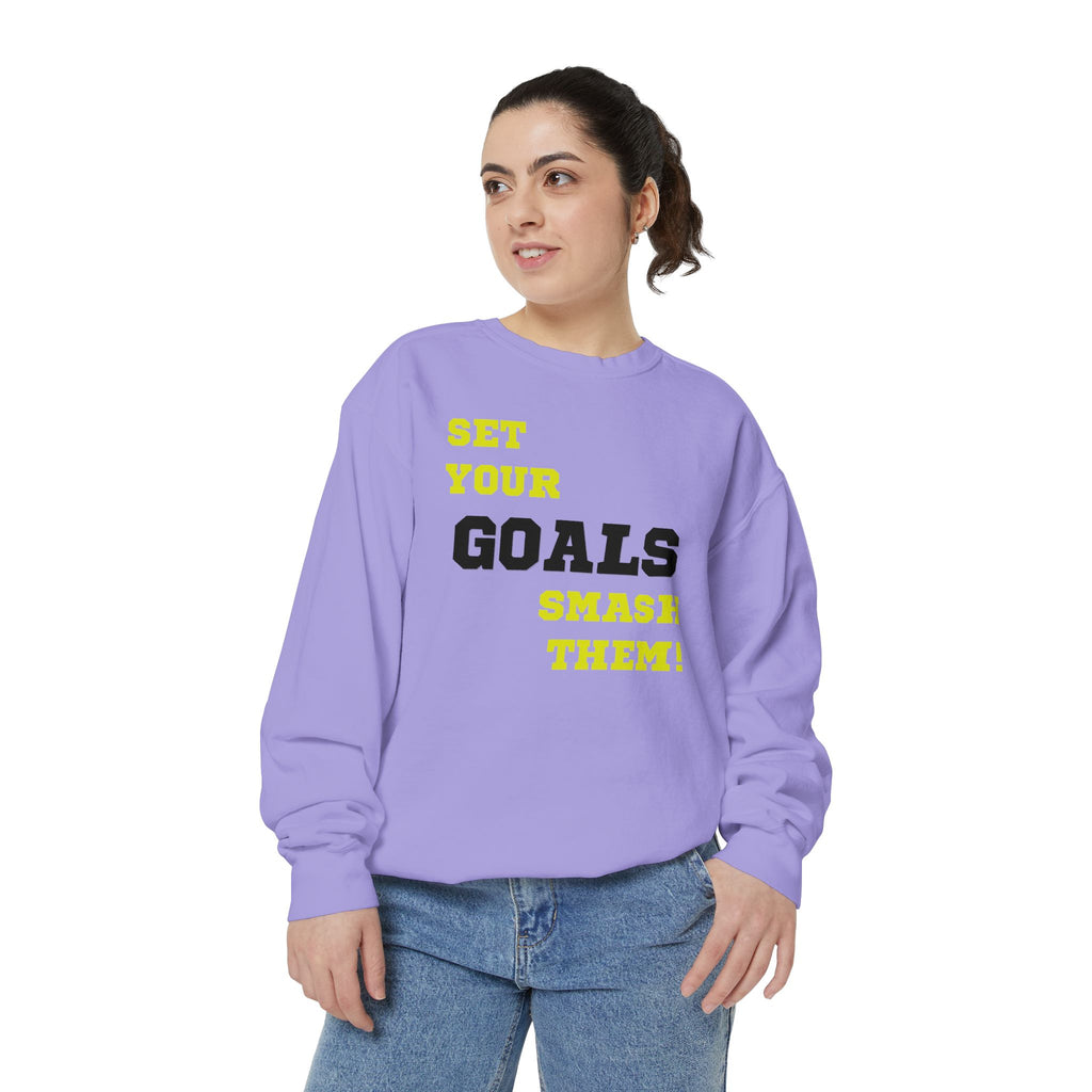 Set Goals | Motivational Crewneck Sweatshirt