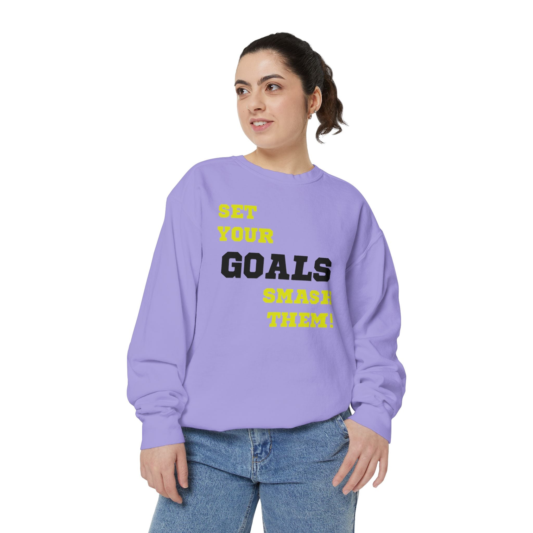 Set Goals | Motivational Crewneck Sweatshirt
