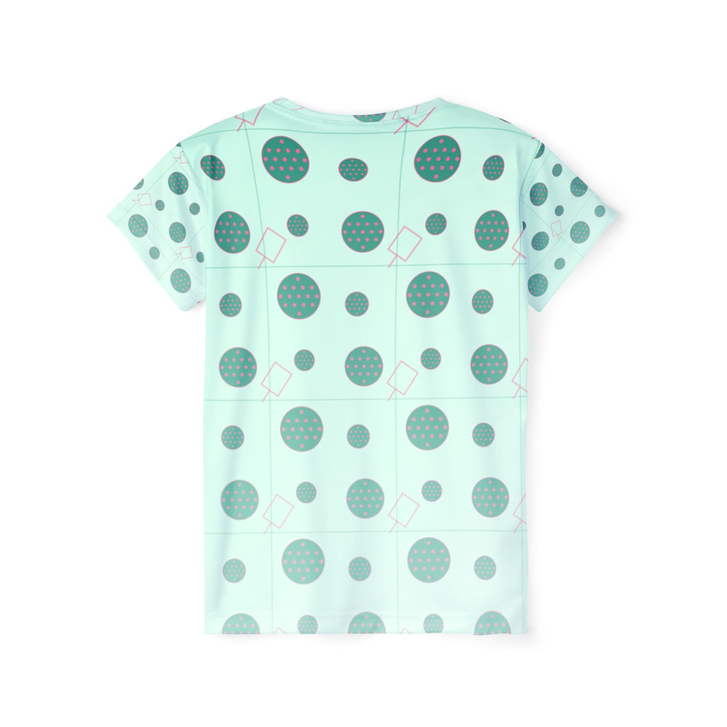 Pickleball Mint Glow Dink Dot Women's Sports Jersey