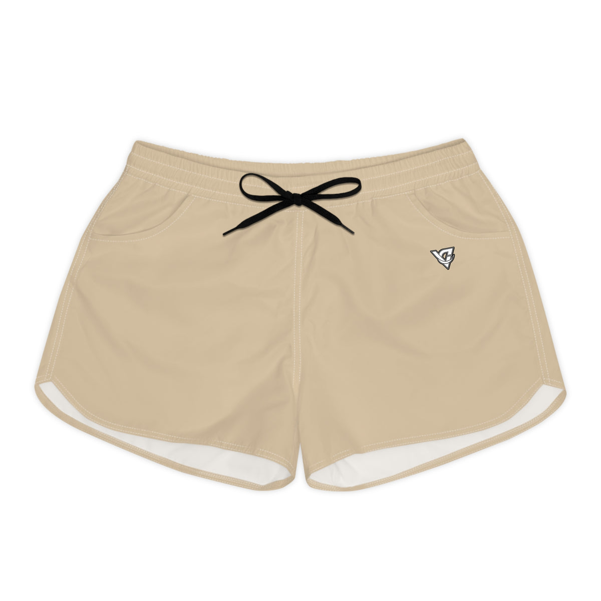 Women's Multipurpose Athletic Shorts with Pockets | Sand Beige Essential