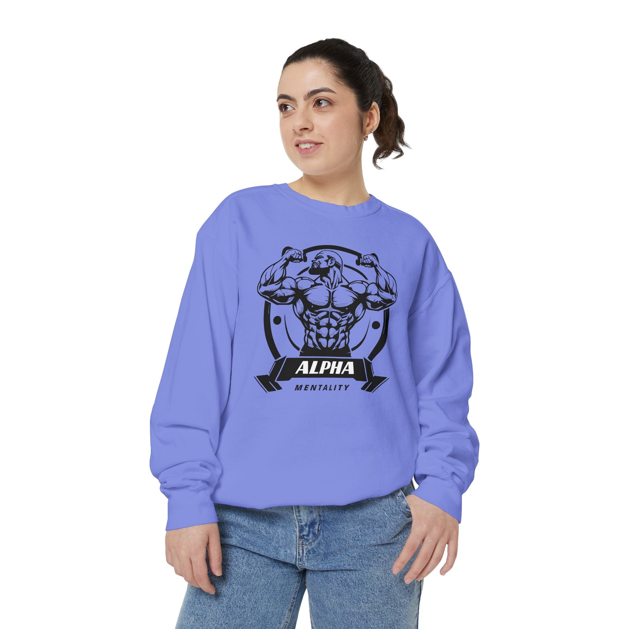 Alpha Mentality Sweatshirt | Muscular Gym Crewneck