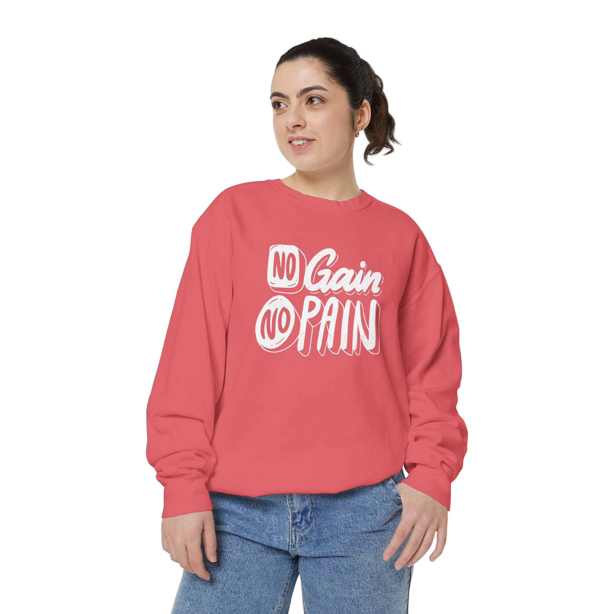 No Gain No Pain Sweatshirt | Motivational Fitness Crewneck