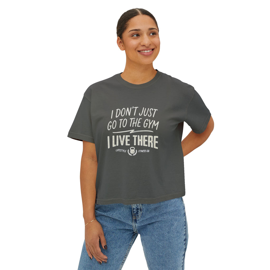 Gym Lover Women's Boxy Tee by Vantacore Athletics, view 5