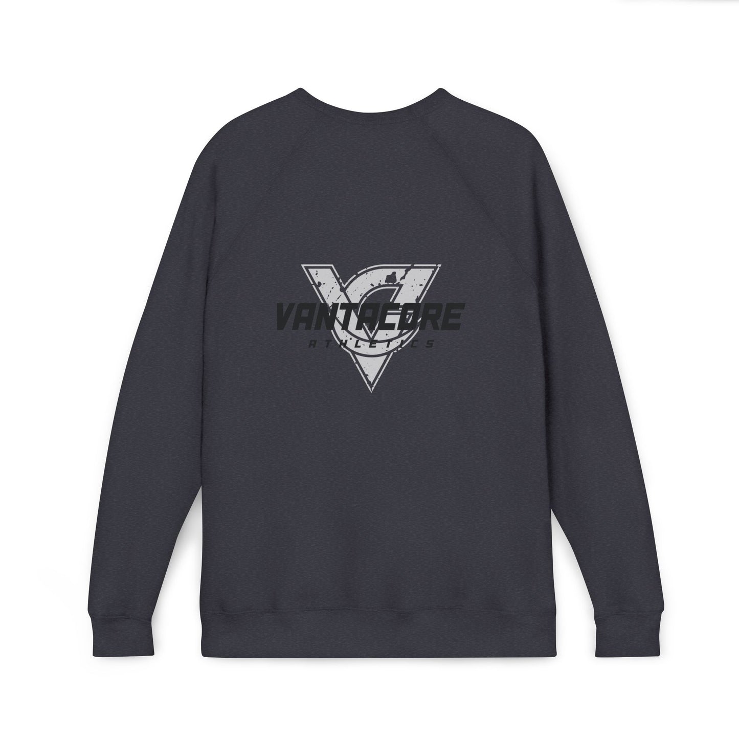 Motivational Raglan Sweatshirt — "Show Up. Work Hard. Repeat." Crewneck