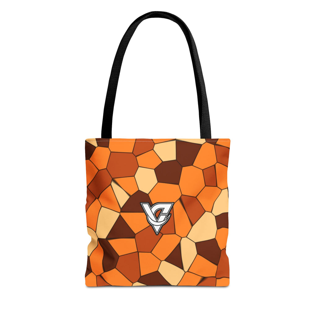 Pumpkin Mosaic Tote Bag — All-Over Print Gym & Everyday Tote