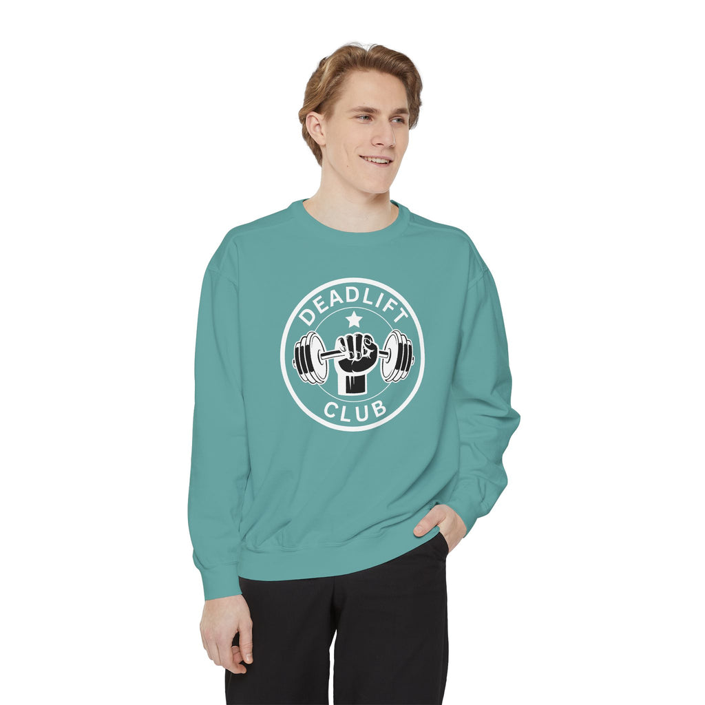 Deadlift Club Sweatshirt | Vintage Weightlifting Crewneck