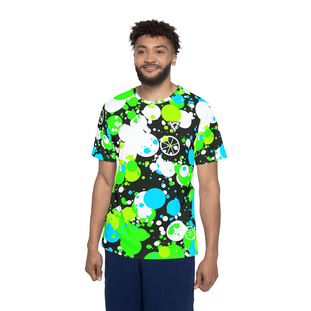 Cycling Lime Riot Splash Zone Men's Sports Jersey