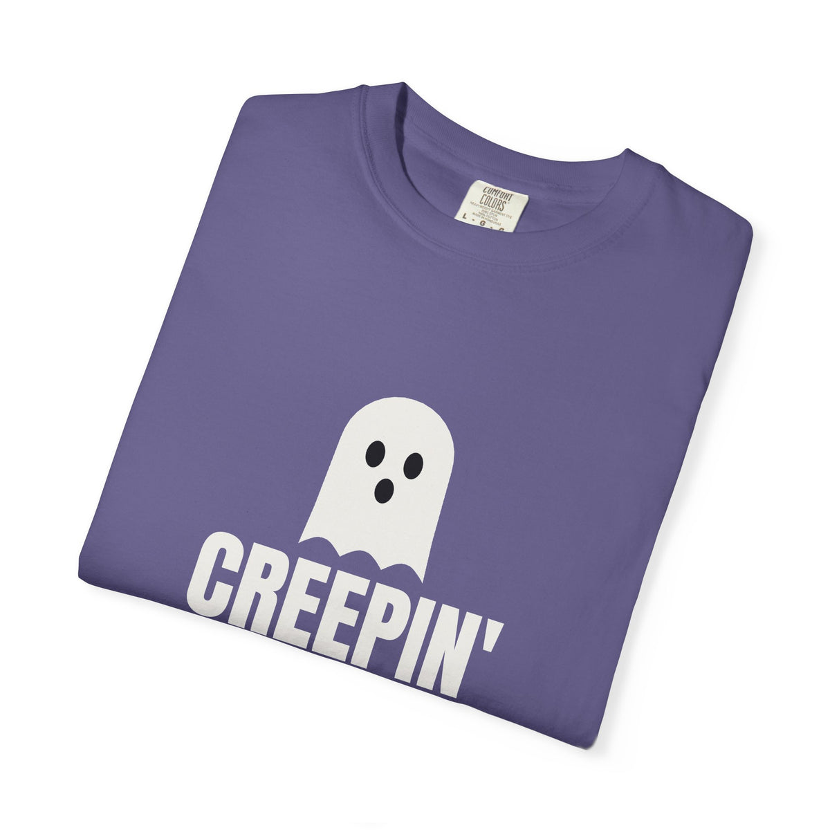 Creepin' It Real | Women's Halloween Garment-Dyed Graphic Tee