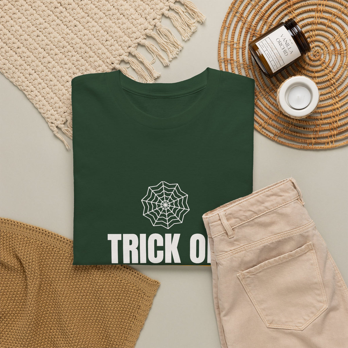 Trick Or Train | Men's Halloween Graphic Gym T-Shirt