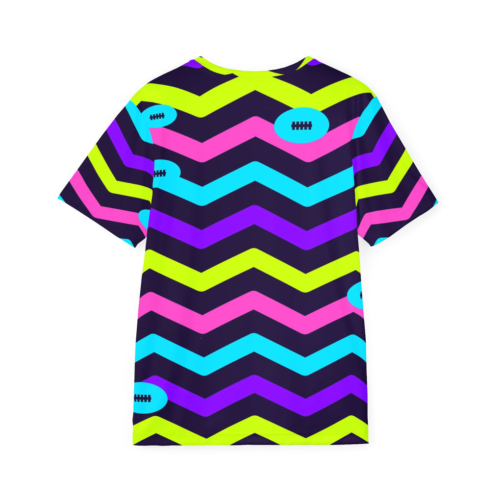 Football Violet Volt Chevron Rush Men's Sports Jersey