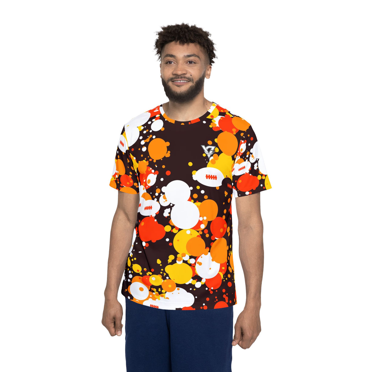 Football Solar Flare Splash Zone Men's Sports Jersey