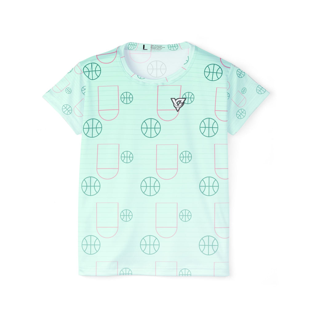 Basketball Mint Glow Court Seam Women's Sports Jersey