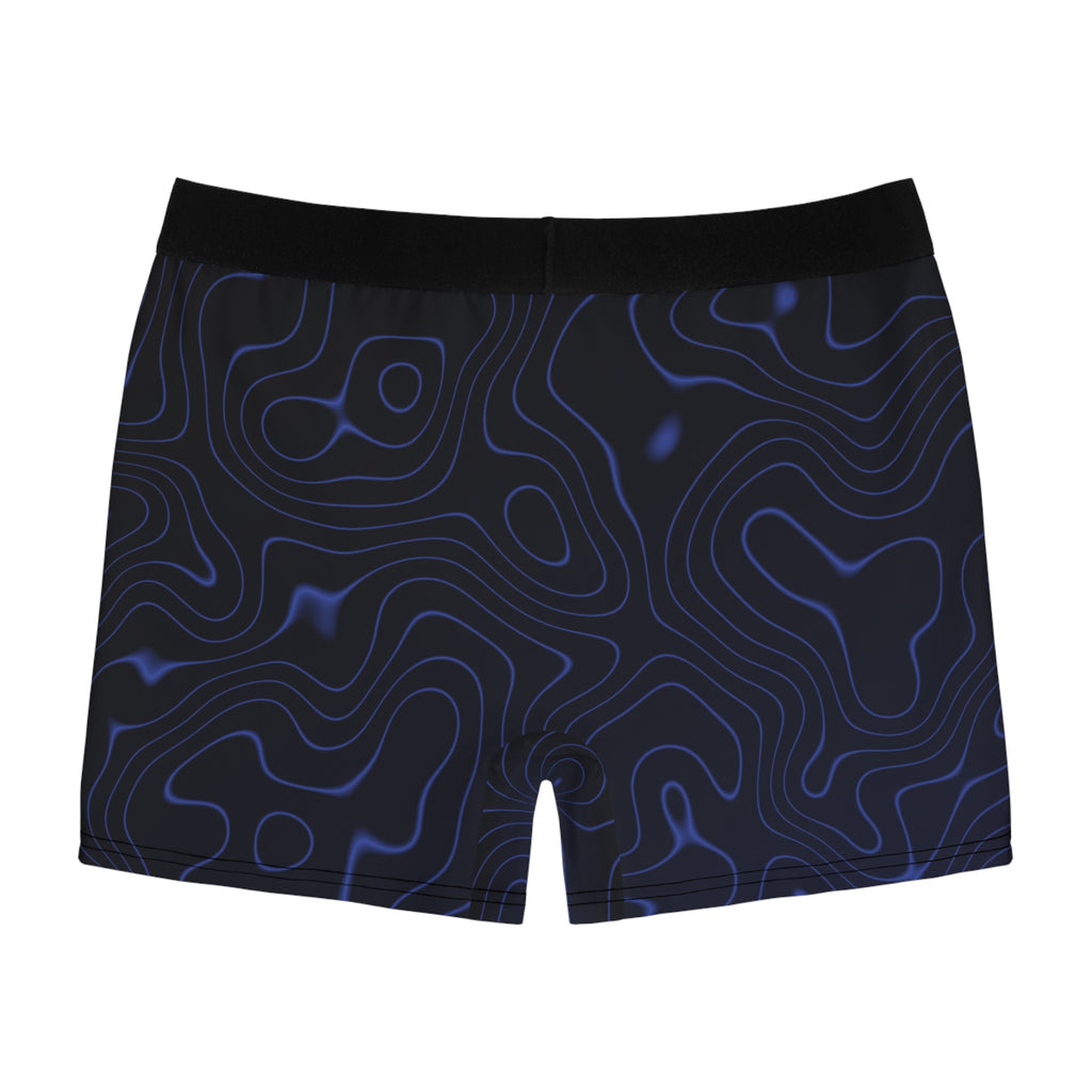Midnight Topo Men's Boxer Briefs — Performance Underwear