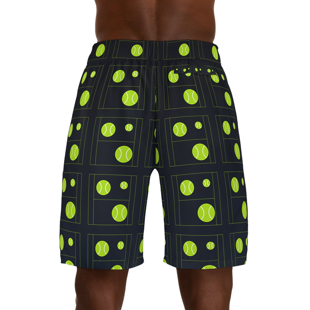 Tennis Volt Night Baseline Seam Men's Athletic Shorts with Pockets